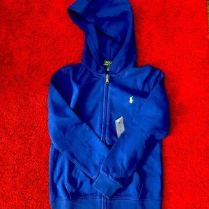 NWT Polo Ralph Lauren Zip Up Boys Hoodie in Size 7